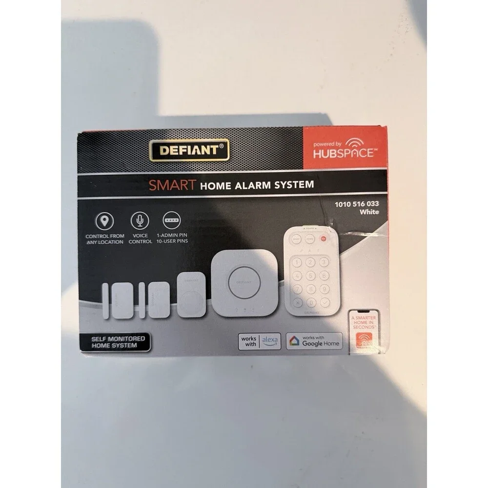 Defiant Wi‑Fi Voice Control Smart Alarm Complete System 8-Zone 1010 516 033